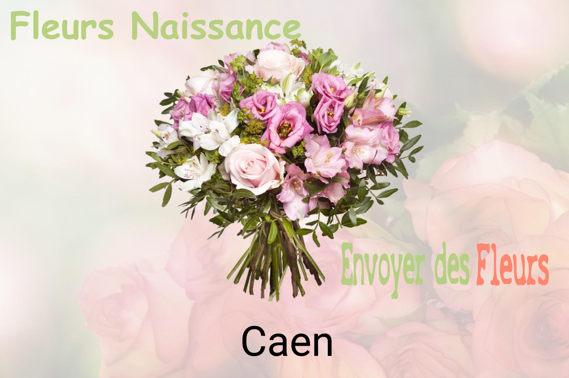 Bouquet de fleurs de naissance livré à Caen